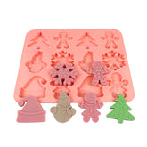 Molde Silicona Chocolatina Dulce Navidad x 12